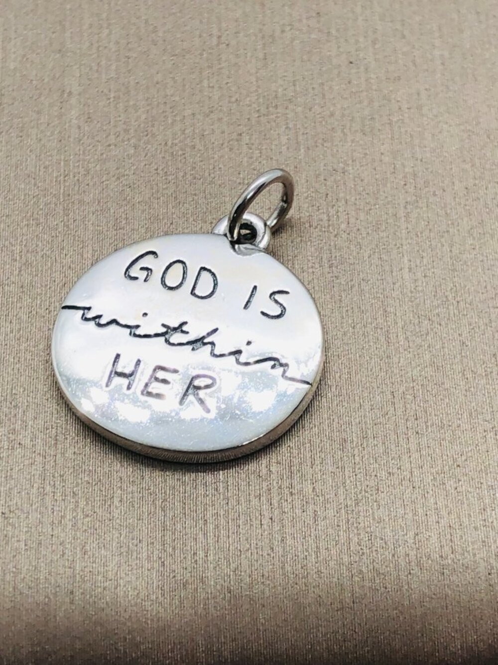 James Avery "God Is Within Her" Charm